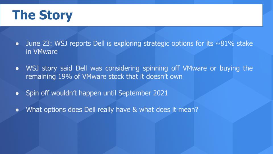 Analysis: Here are five strategic options for Dell and VMware - SiliconANGLE