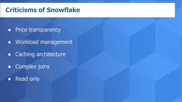 How Snowflake plans to change a flawed data warehouse model - SiliconANGLE